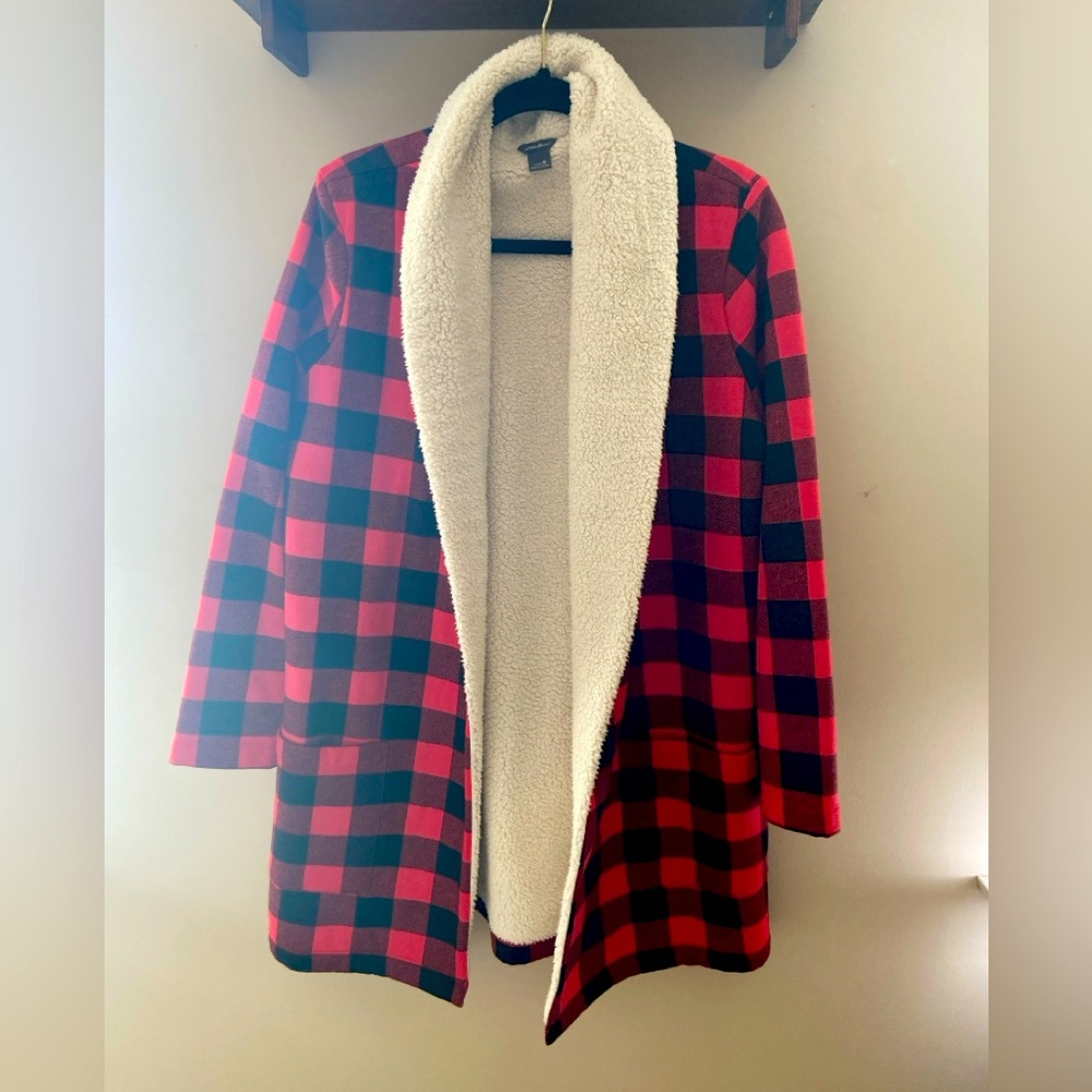 Eddie Bauer Sherpa Lined Cardigan